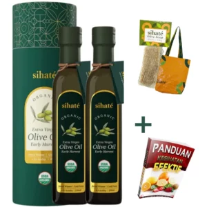 EVOO Sihaté Minyak Zaitun Asli (2 Botol)